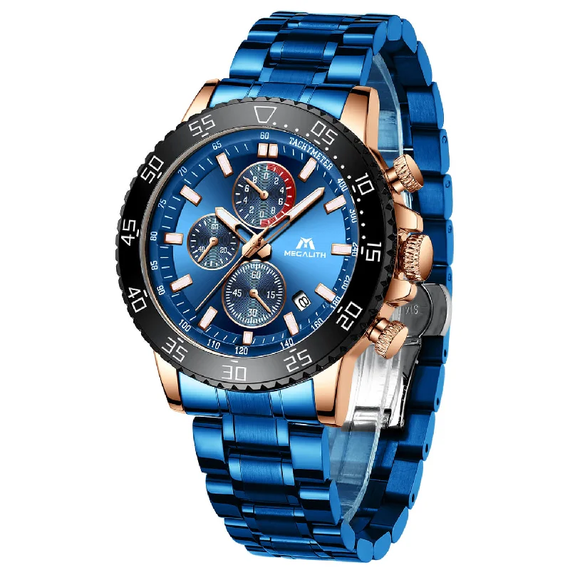 blue band & blue dial