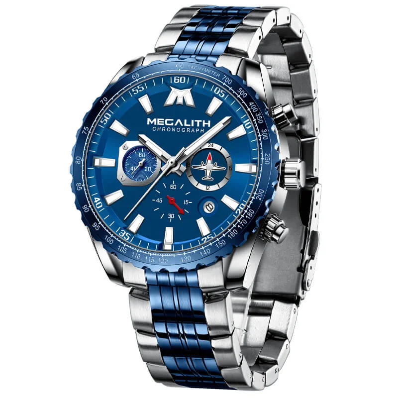 8212M | Quartz Men Watch | Stainless Steel Band