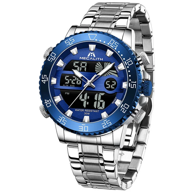 8222M | Quartz Men Watch | Stainless Steel Band