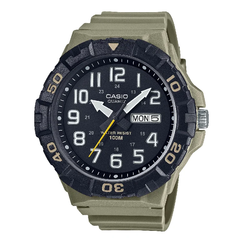 Casio Men's Standard Analog Sand Resin Band Watch MRW210H-5A MRW-210H-5A