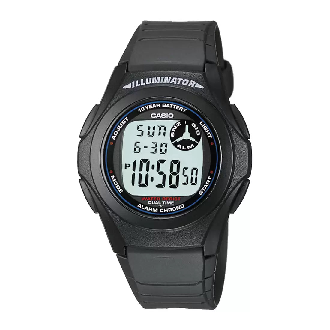 Casio Youth Series Digital Grey Dial Men's Watch - F-200W-1AUDF(D027)