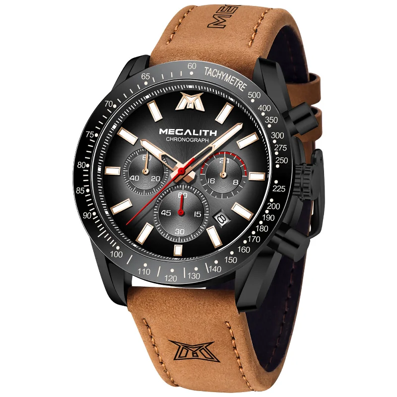 Chronograph Watch | Leather Band | 8274M