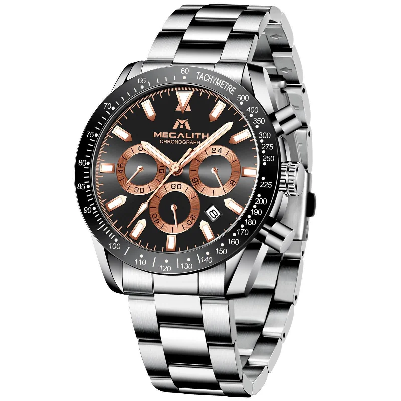 Chronograph Watch | Stainless Steel Band | 8273M