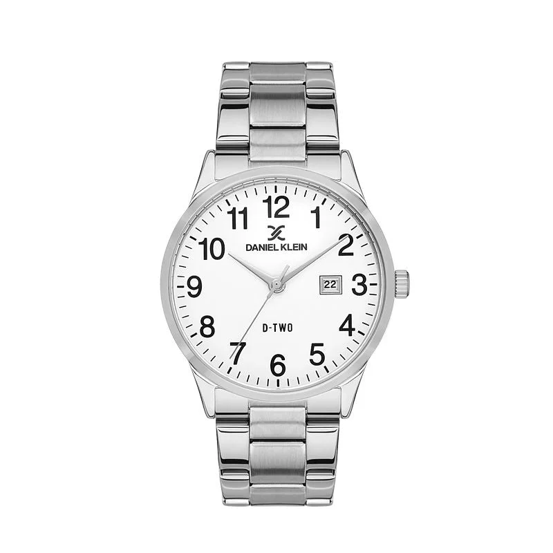 Daniel Klein D-TWO White Dial 3 Hands Watch