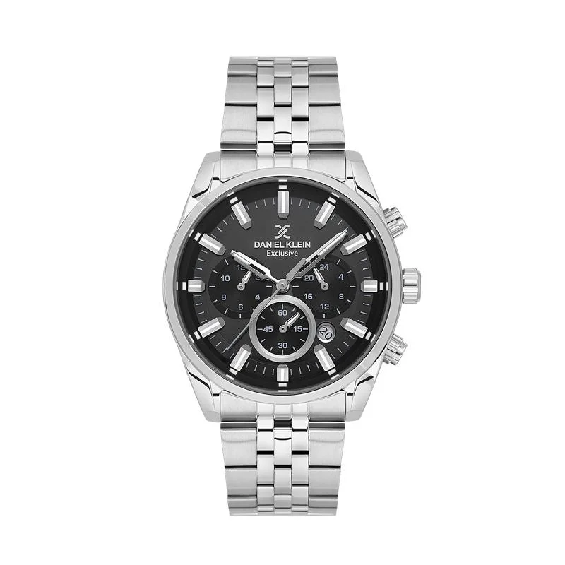 Daniel Klein Exclusive Black Dial Multifunction Watch