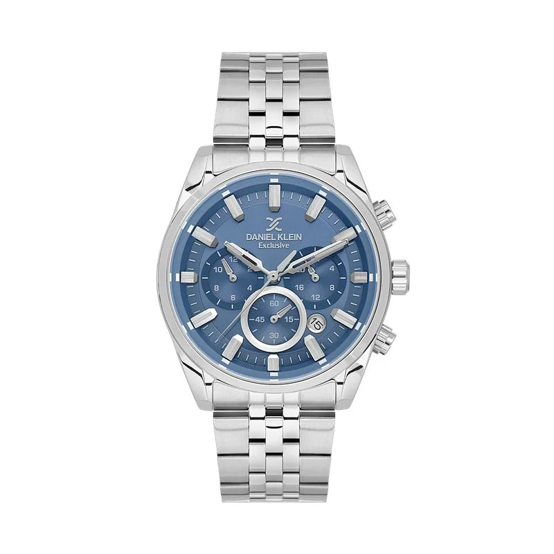 Daniel Klein Exclusive Blue Dial Multifunction Watch