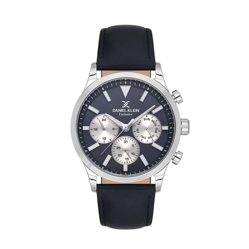 Daniel Klein Exclusive Blue Dial Multifunction Watch