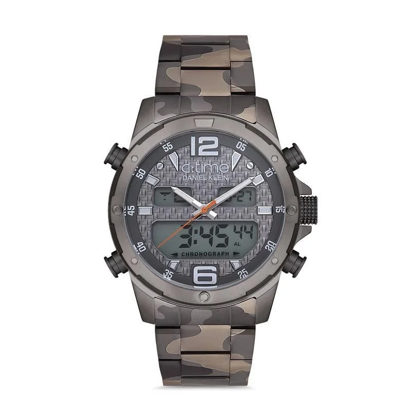 Daniel Klein Gents Digital Time S.Steel Strap