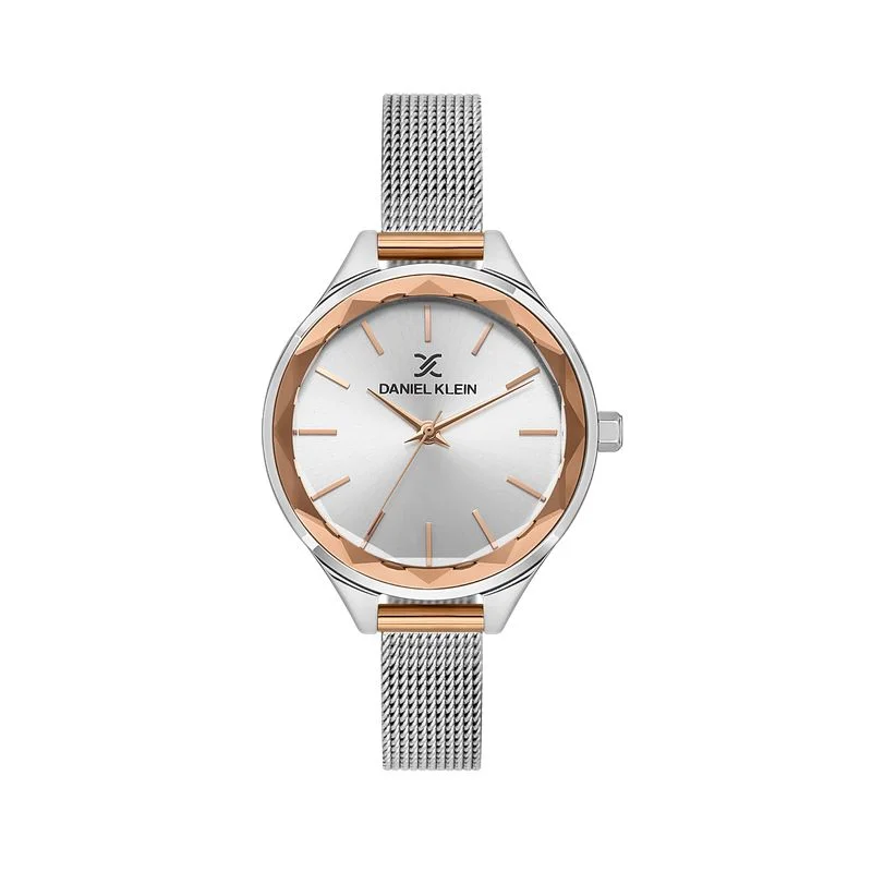 Daniel Klein Premium Silver Dial 3 Hands Watch