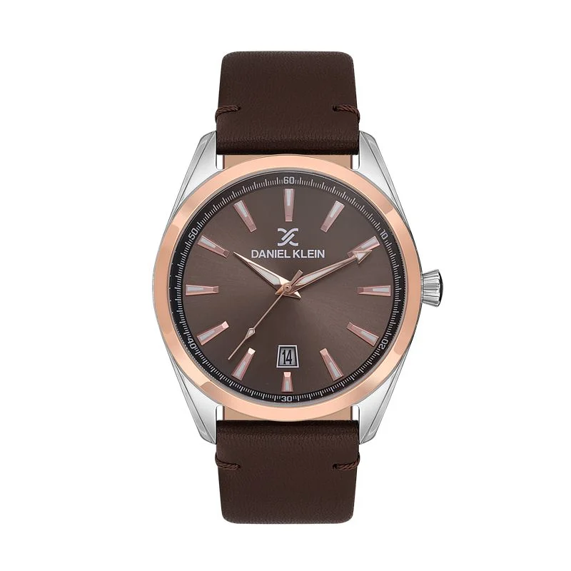 Daniel Klein Premium Brown Dial 3 Hands Watch