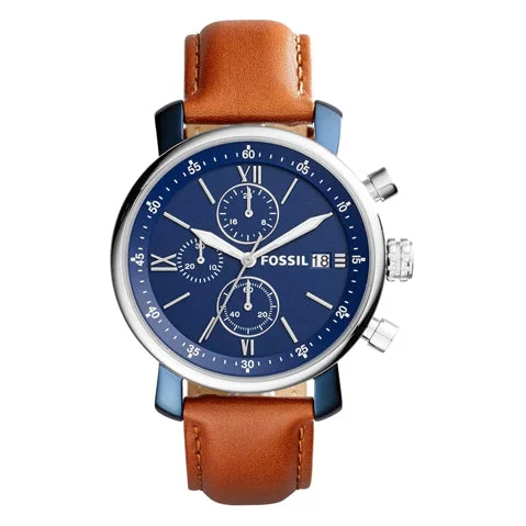 Fossil Rhett Analog Blue Dial Men's Watch-BQ2163