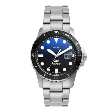 Fossil Analog Multicolor Dial Men's Stainless Steel Watch-FS6038