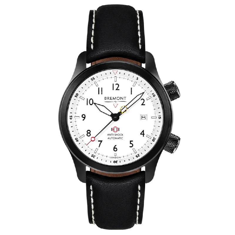 MBII Custom DLC, White Dial with Orange Barrel & Closed Case Back