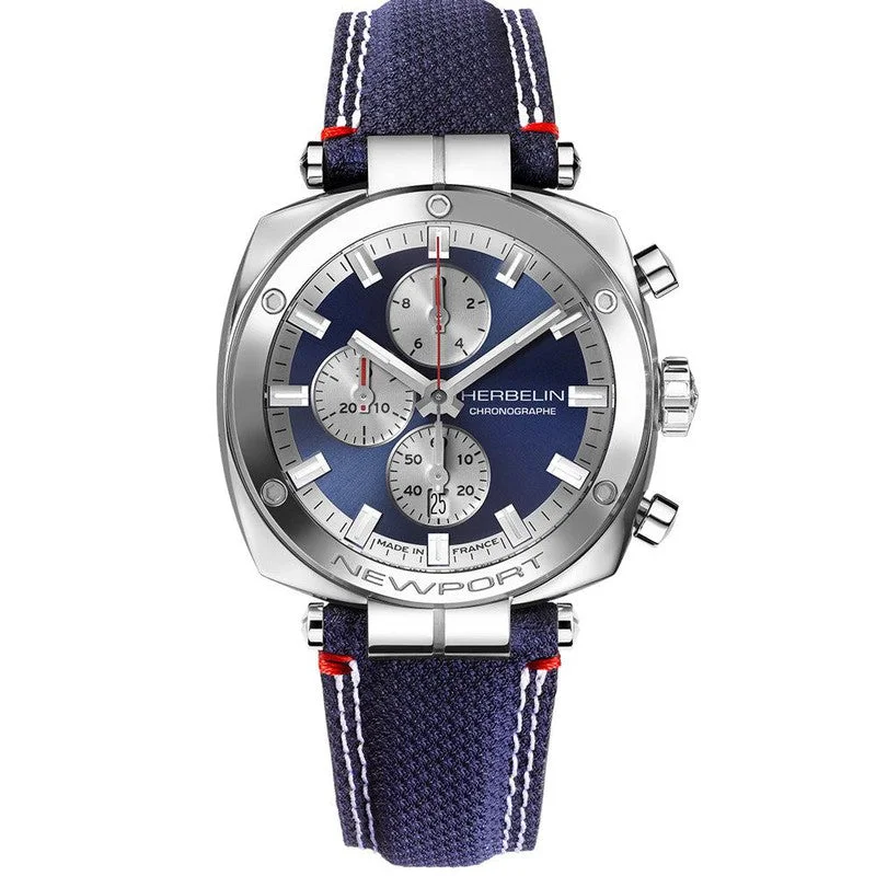 Michel Herbelin Newport Heritage Chronograph Watch - 35664AP25