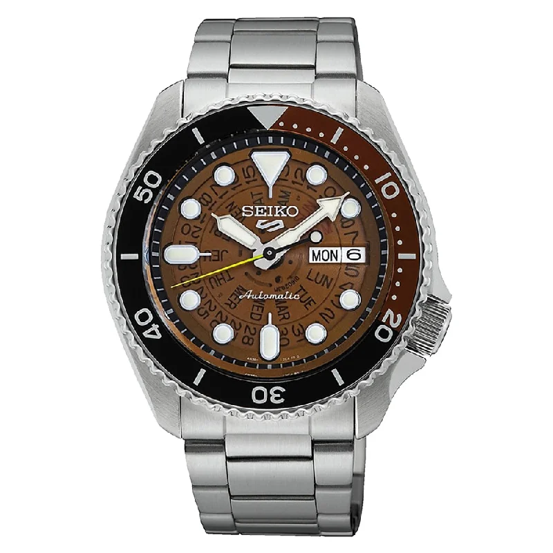 Seiko 5 Sports Automatic SKX Sports Style Stainless Steel Band Watch SRPJ47K1