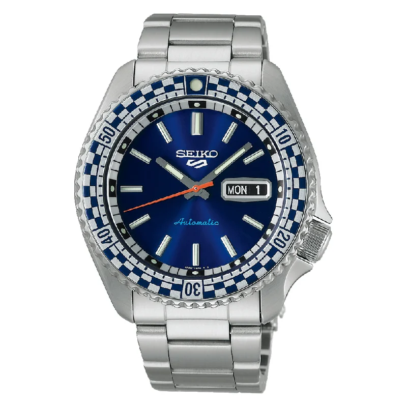 Seiko 5 Sports Automatic SKX Series 'Checker Flag' 2024 Special Edition Watch SRPK65K1