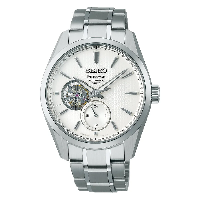 Seiko Presage (Japan Made) Automatic Sharp Edged 'Shiro' Watch SPB415J1 (Not For EU Buyers) (LOCAL BUYERS ONLY)