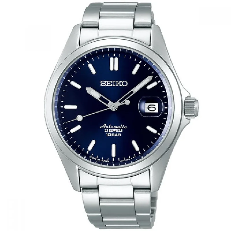 Seiko Mechanical (Japan Made) Automatic Silver Stainless Steel Band Watch SZSB016 SZSB016J