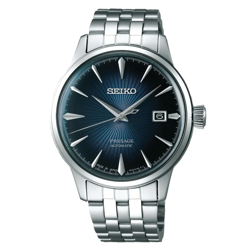 Seiko Presage (Japan Made) Automatic Silver Stainless Steel Band Watch SARY123  SARY123J (LOCAL BUYERS ONLY)