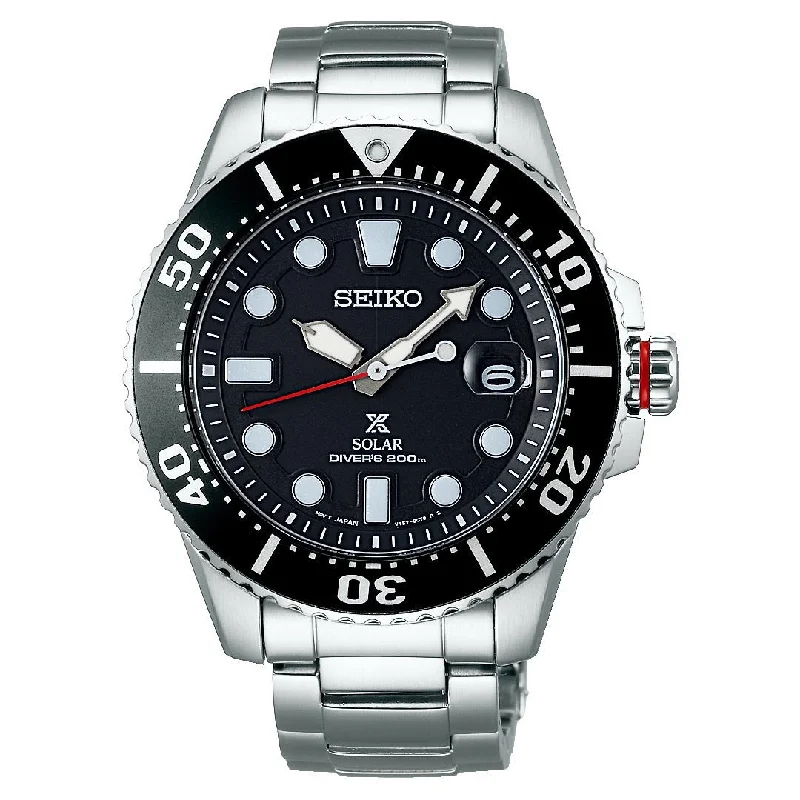 [JDM] Seiko Prospex (Japan Made) Solar Diver Scuba Silver Stainless Steel Watch SBDJ017 SBDJ017J (LOCAL BUYERS ONLY)