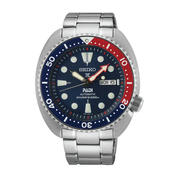 Seiko Prospex and PADI Diver's Automatic Silver Stainless Steel Band Watch SRPA21K1 / SRPE99K1 (LOCAL BUYERS ONLY)