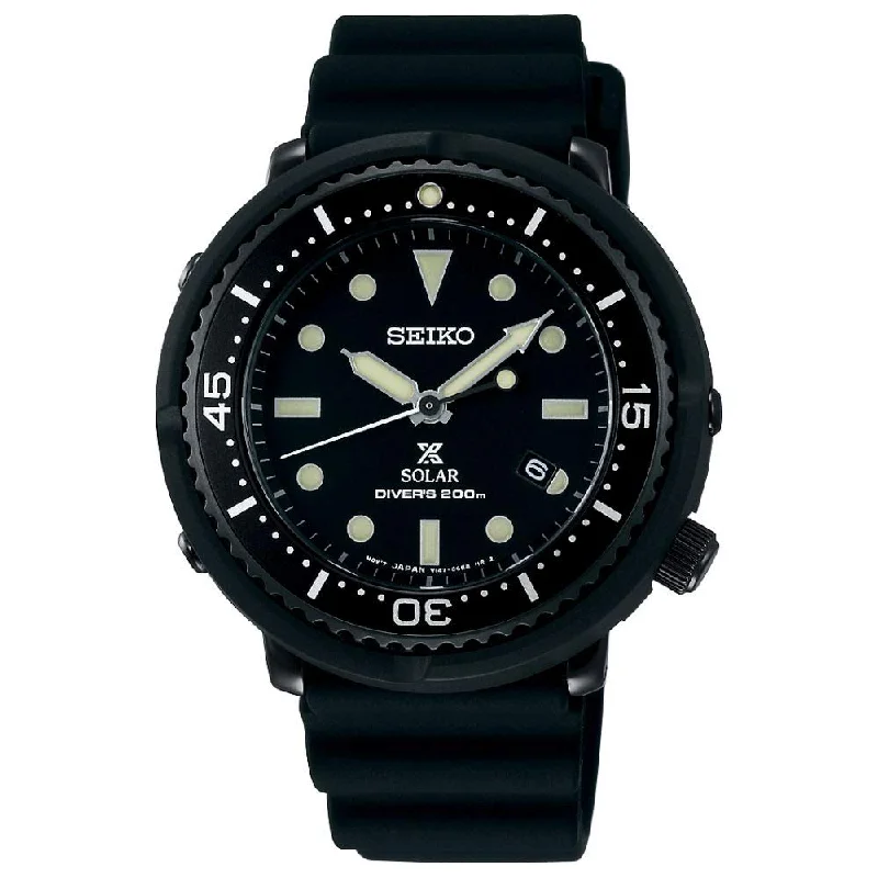 Seiko Prospex LOWERCASE Produced Solar Black Polymer Band Watch STBR025 STBR025J (Not For EU Buyers) (LOCAL BUYERS ONLY)