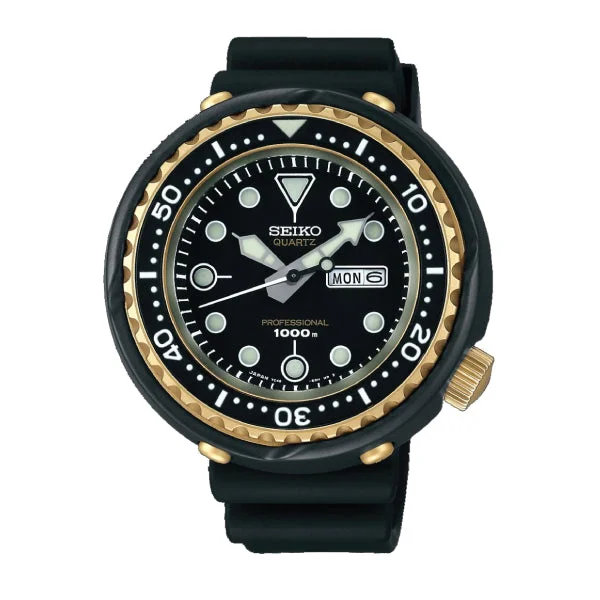 Seiko Prospex (Japan Made) Automatic Professional Marine Master Limited Edition Watch Black Silicone Strap Watch S23626J1 (Not For EU Buyers) (LOCAL BUYERS ONLY)