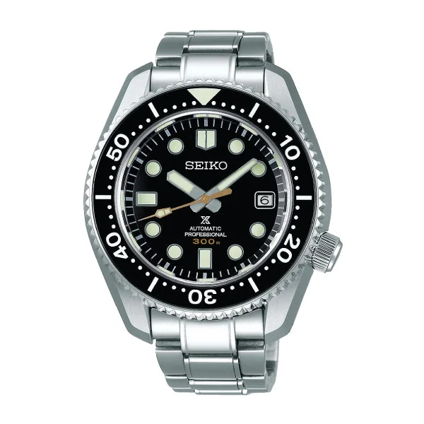 Seiko Prospex (Japan Made) He-Diver's Automatic Professional Marin Master Silver Stainless Steel Band Watch SLA021J1 (Not For EU Buyers) (LOCAL BUYERS ONLY)