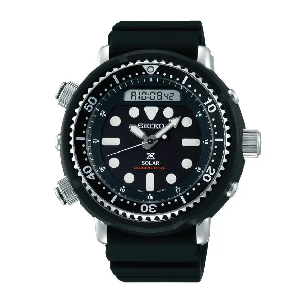 Seiko Prospex Solar Diver's Black Silicon Strap Watch SNJ025P1  (Not For EU Buyers) (Not For EU Buyers) (LOCAL BUYERS ONLY)