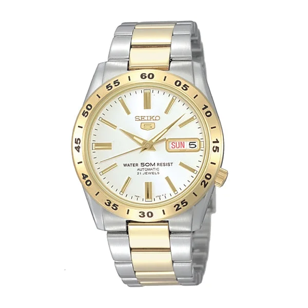 Seiko 5 Automatic Two-tone Stainless Steel Band Watch SNKE04K1