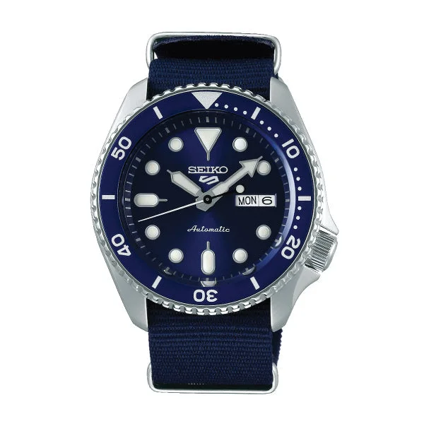 Seiko 5 Sports Automatic Navy Blue Nylon Strap Watch SRPD51K2 (LOCAL BUYERS ONLY)