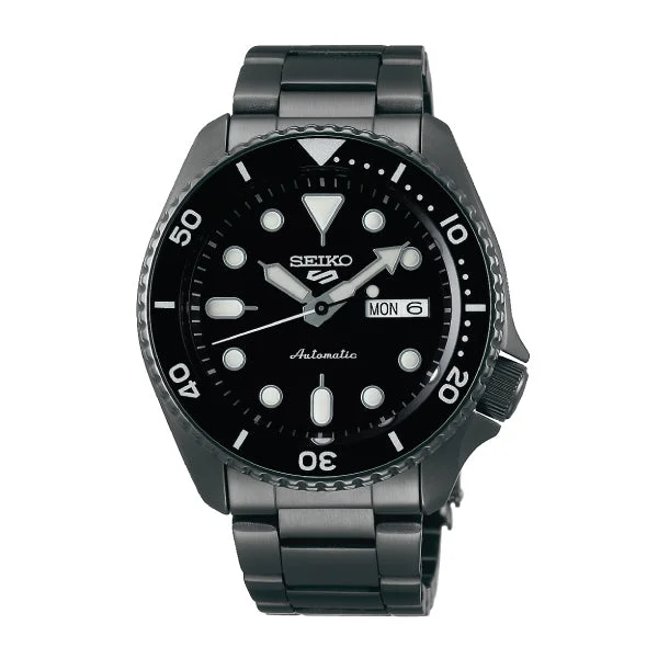 Seiko 5 Sports Automatic Black Stainless Steel Band Watch SRPD65K1 (LOCAL BUYERS ONLY)