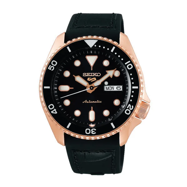 Seiko 5 Sports Automatic Black Silicone Strap Watch SRPD76K1 (LOCAL BUYERS ONLY)