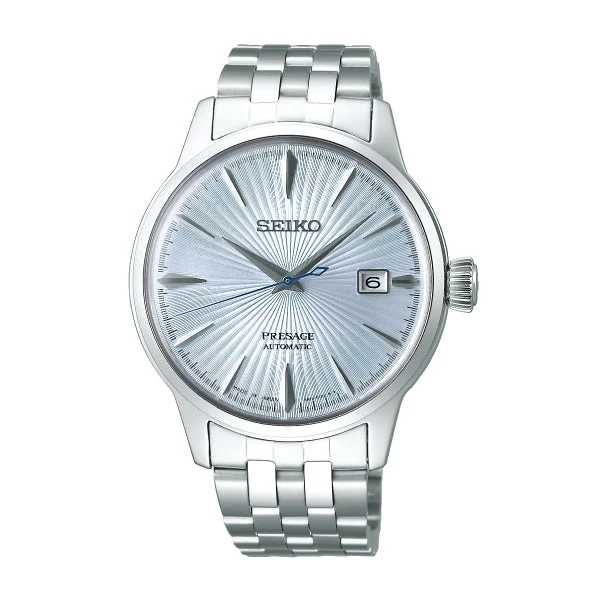 Seiko Presage (Japan Made) Automatic Silver Stainless Steel Band Watch SRPE19J1 (Not For EU Buyers) (LOCAL BUYERS ONLY)