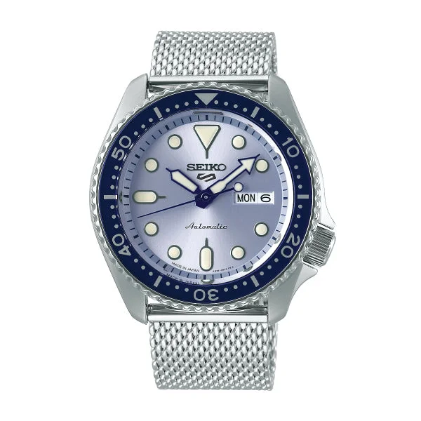 Seiko 5 Sports Automatic Silver Stainless Steel Mesh Band Watch SRPE77K1 (LOCAL BUYERS ONLY)