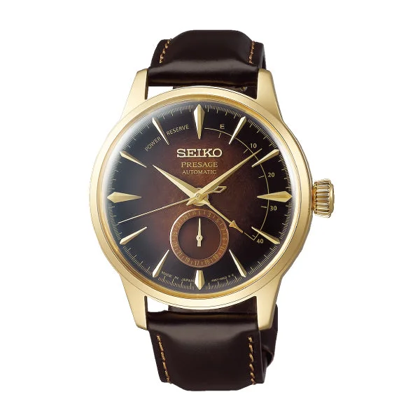 Seiko Presage (Japan Made) Automatic Limited Edition Dark Brown Calfskin Leather Strap Watch SSA392J1 (Not For EU Buyers) (LOCAL BUYERS ONLY)